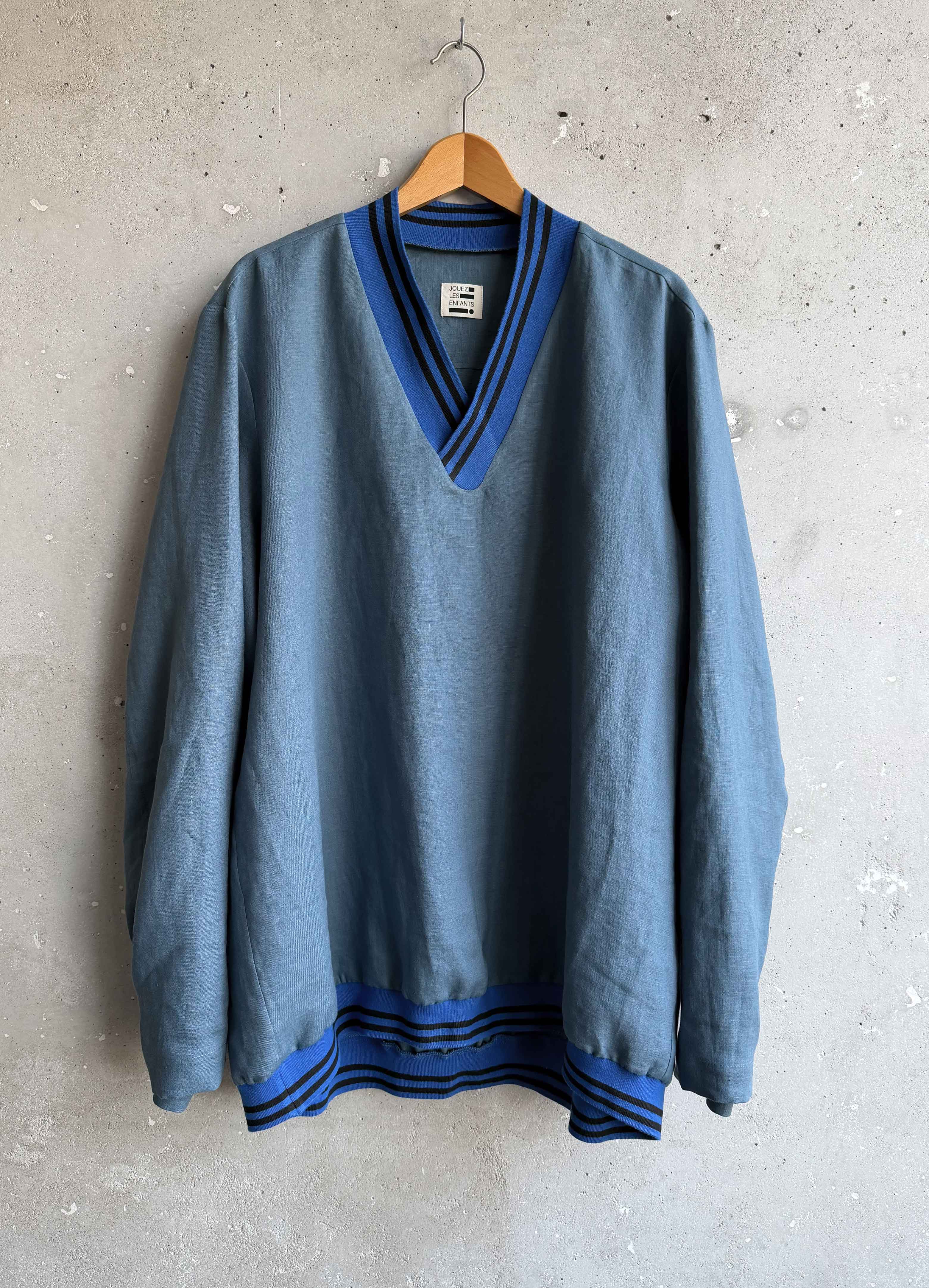 Smock sportif blue linen – JOUEZ LES ENFANTS