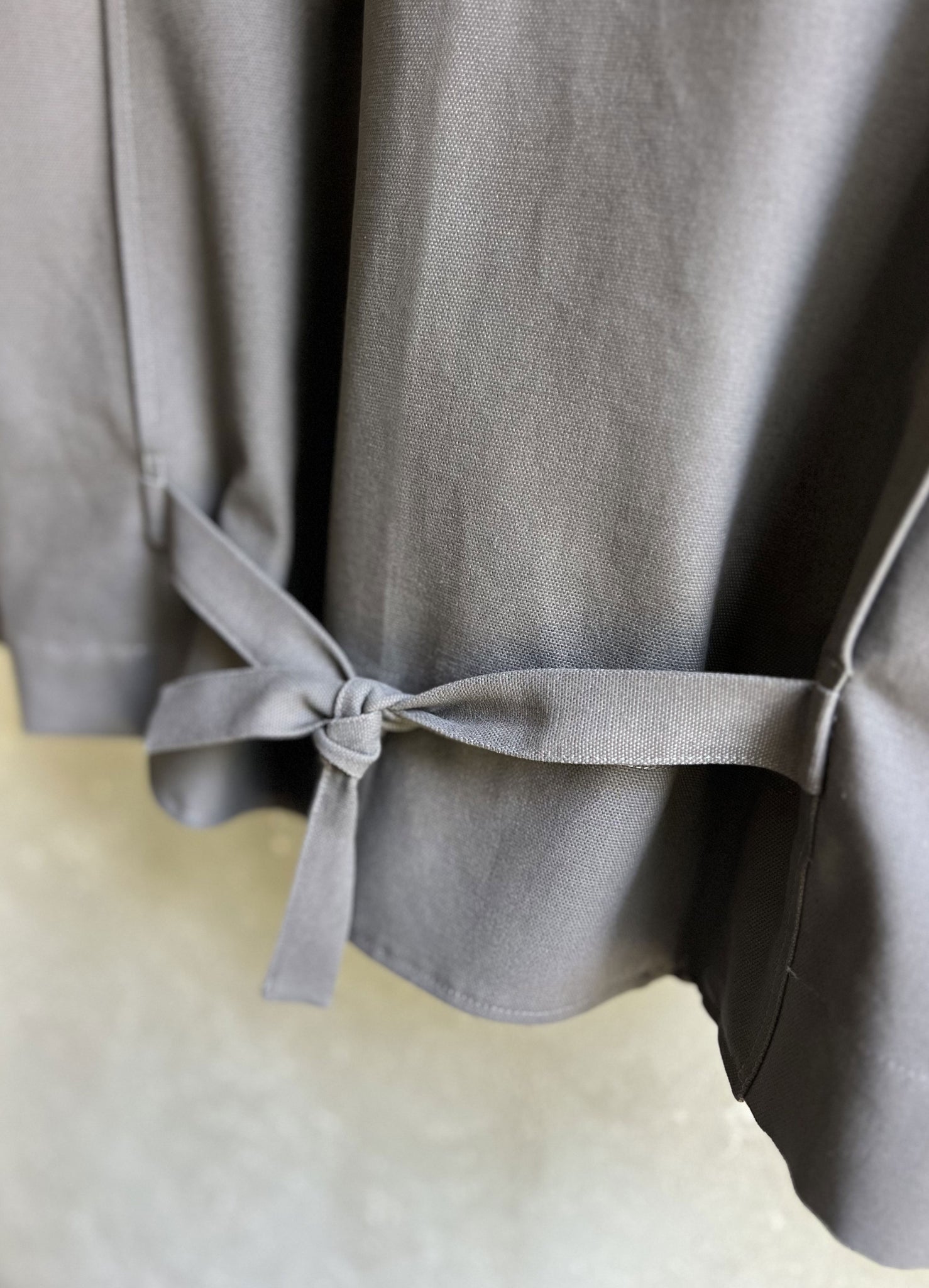 Club jacket concrete grey canvas