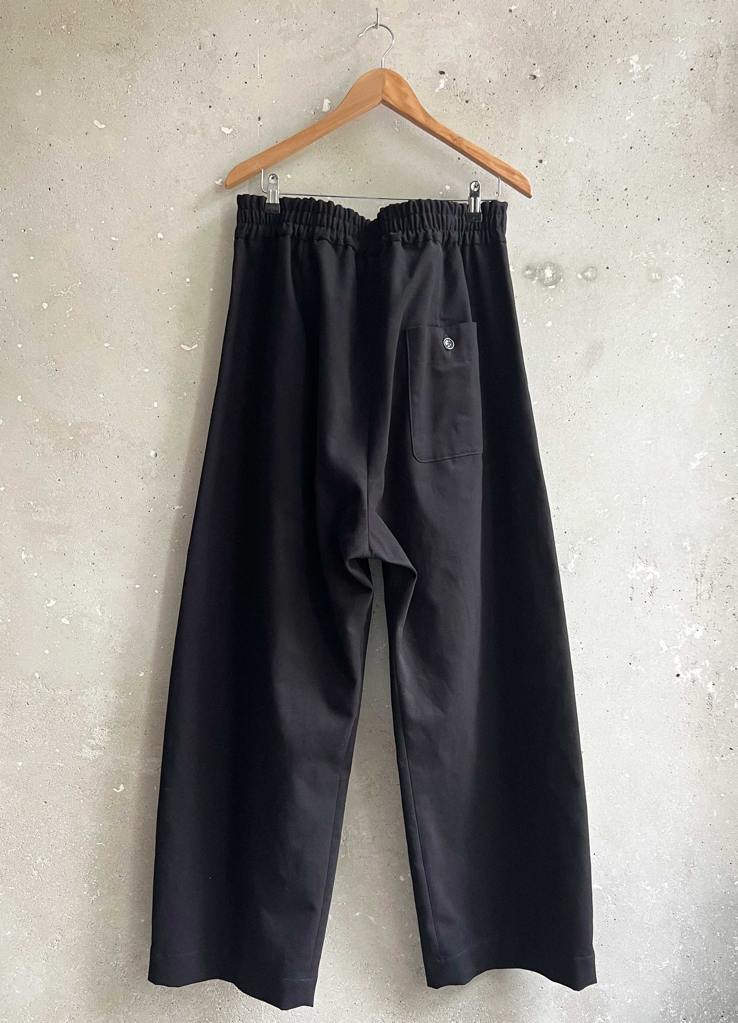 Paris trousers black canvas