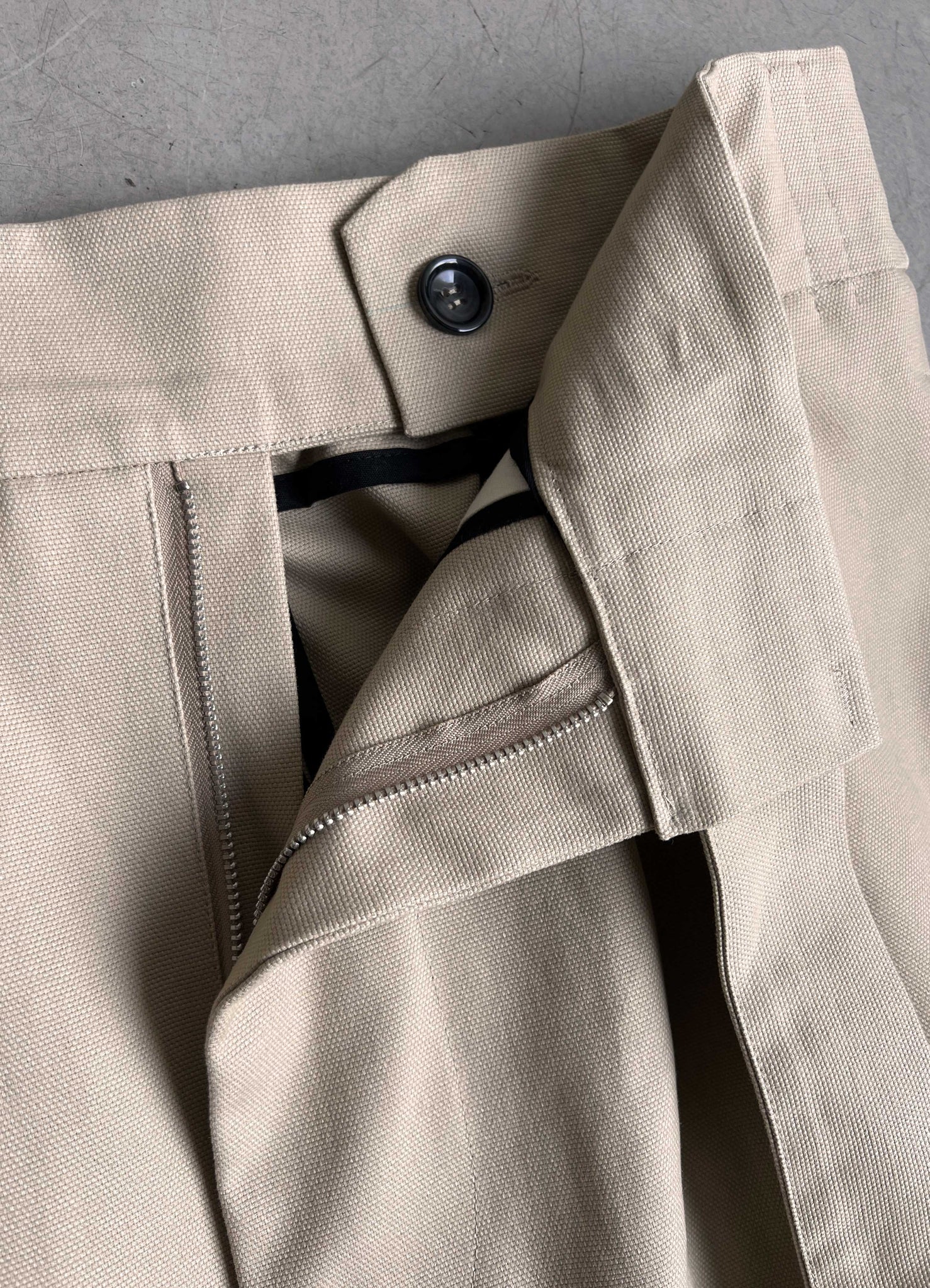 Paris trousers khaki canvas