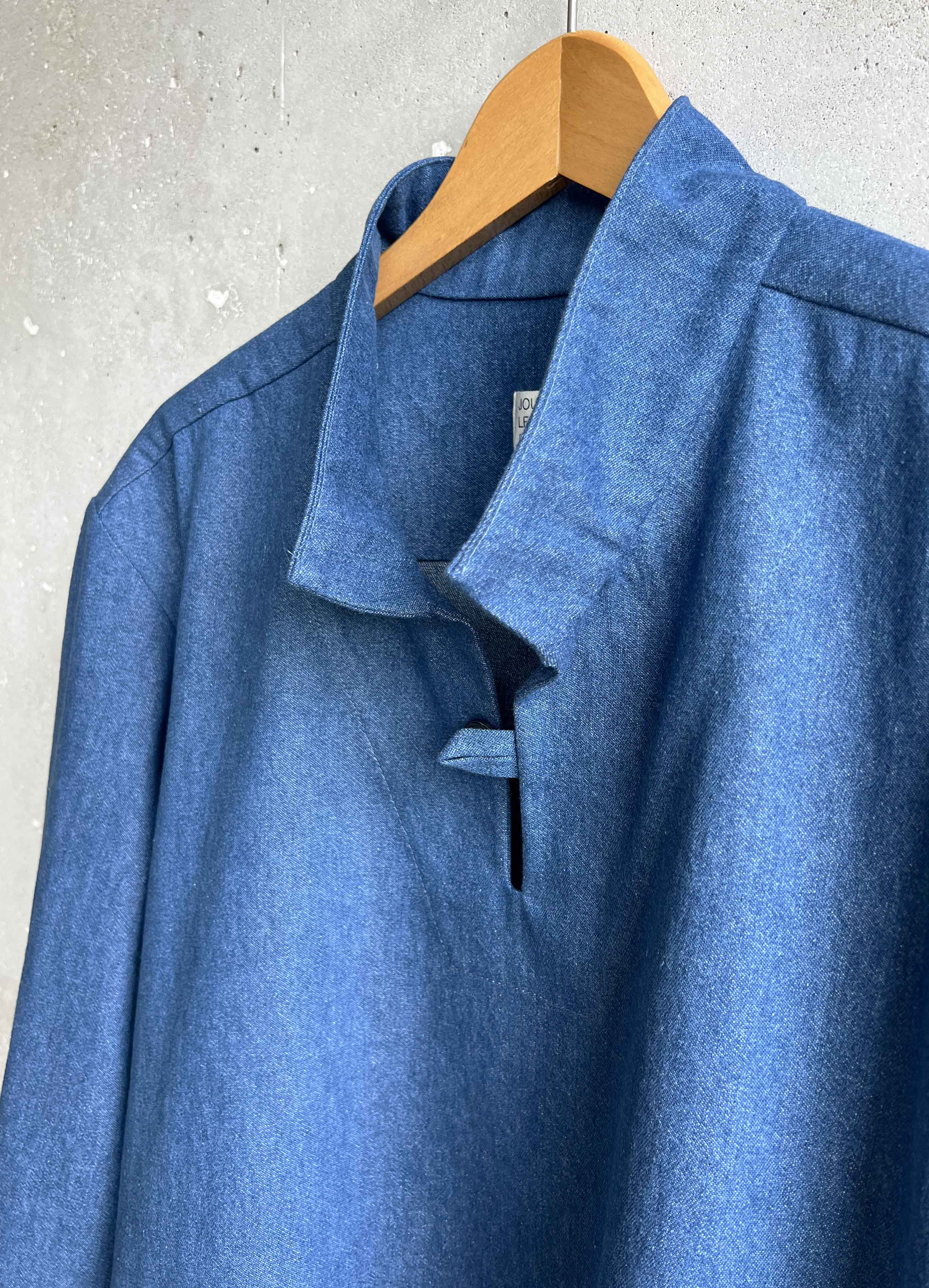 RUMCHE Smocking Shirt スモッキング / sax blue Smock shirt blue