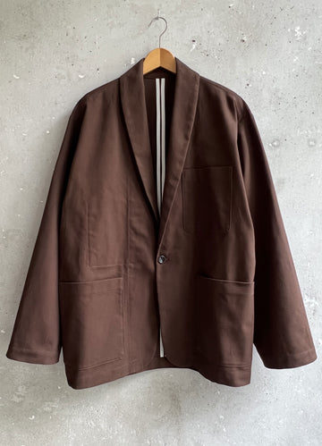 Soft Suit jacket courier brown canvas