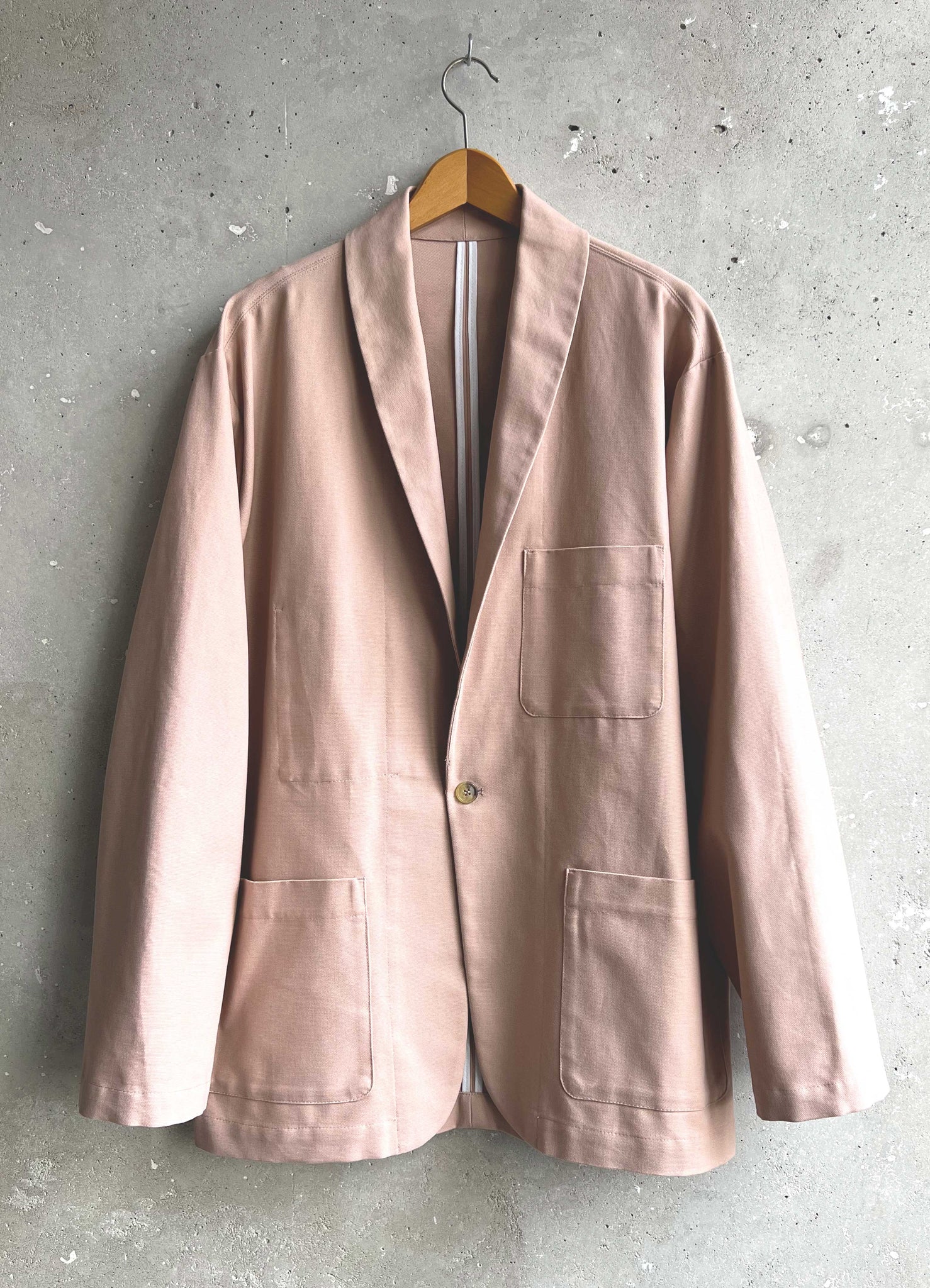Soft Suit jacket pink canvas