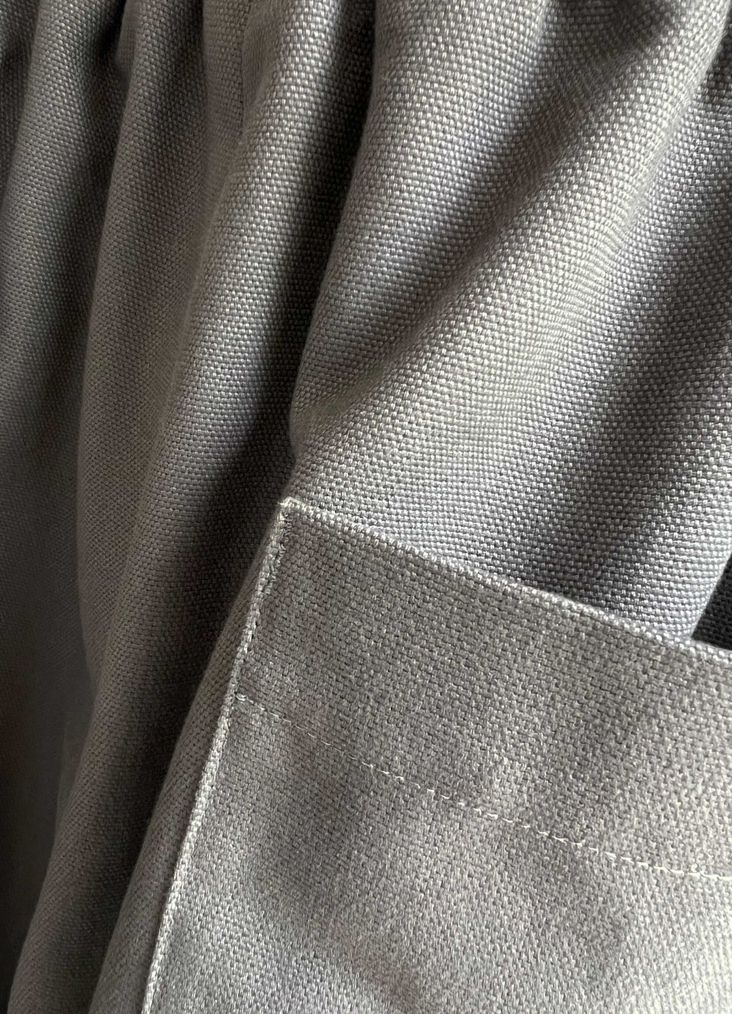 Soft Suit pants concrete grey canvas