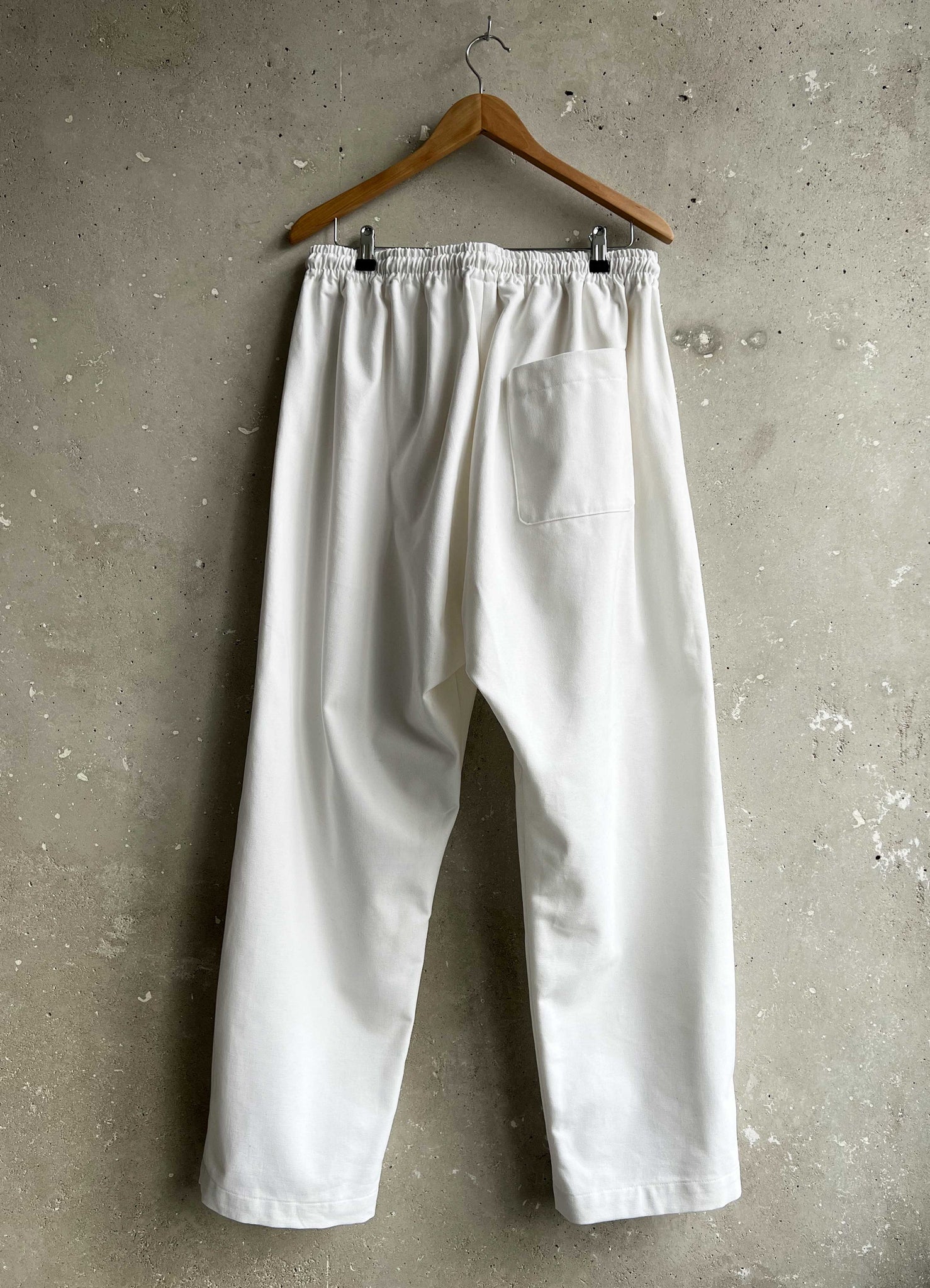 Soft Suit pants white canvas