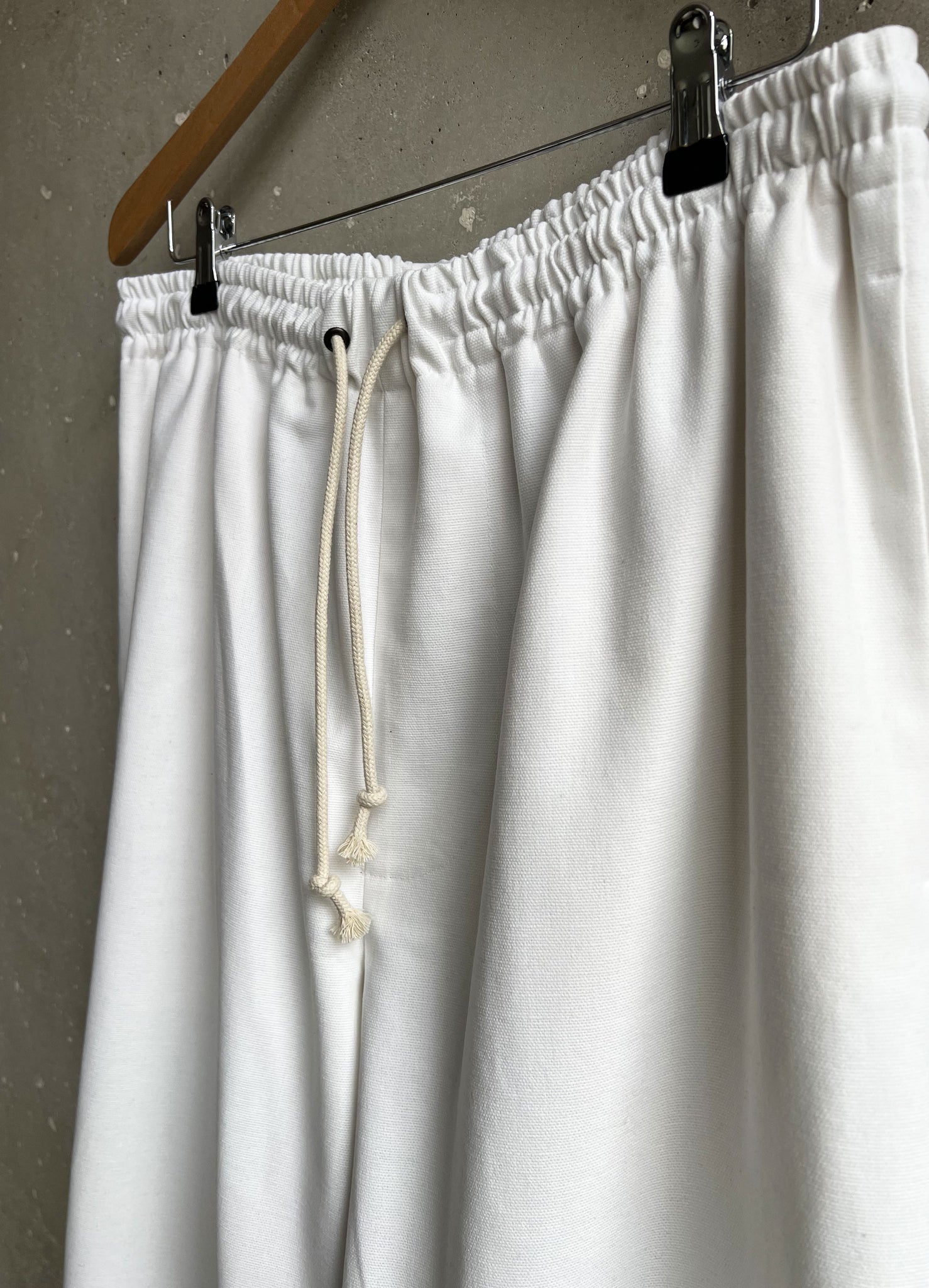Soft Suit pants white canvas
