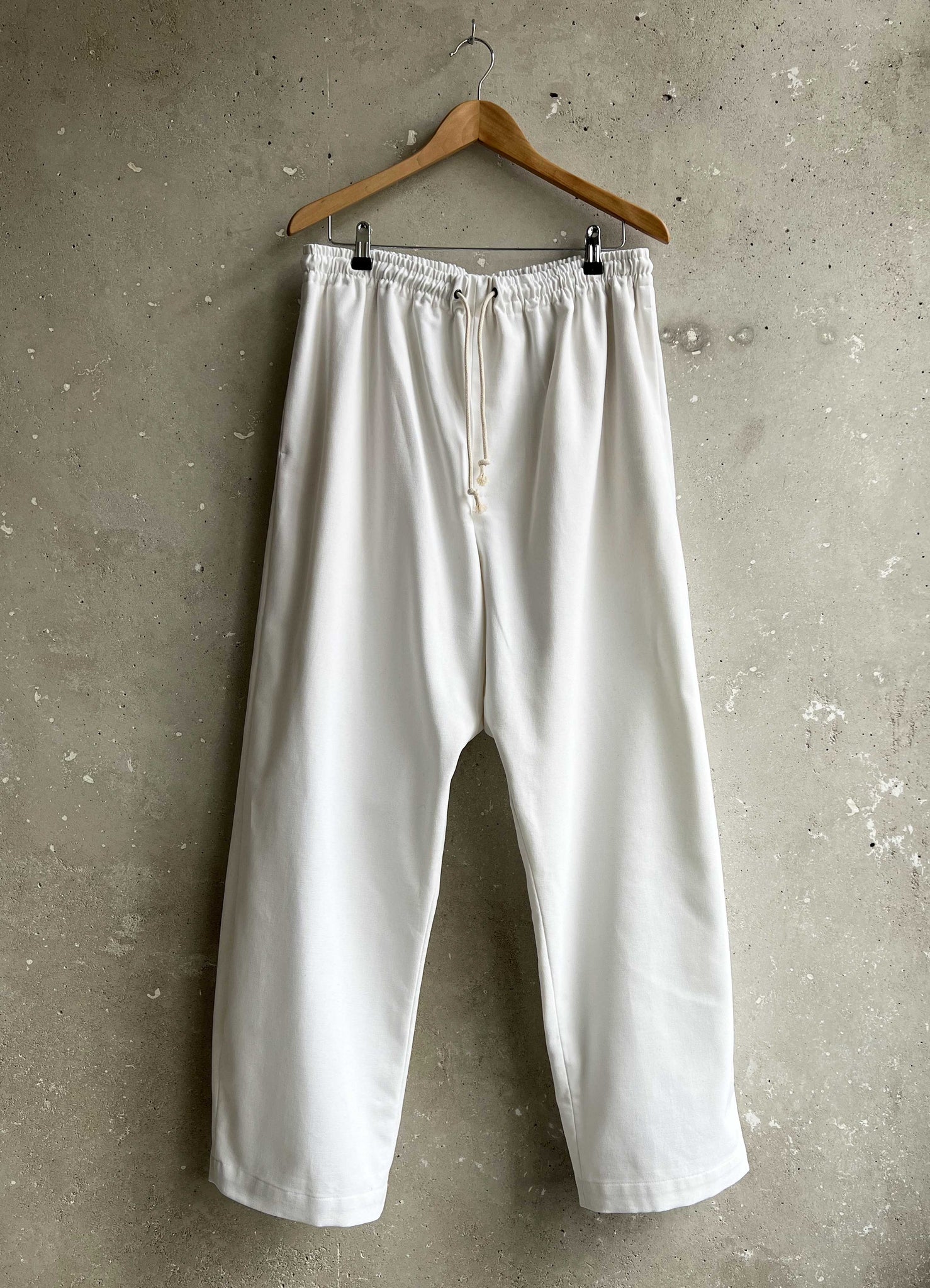 Soft Suit pants white canvas