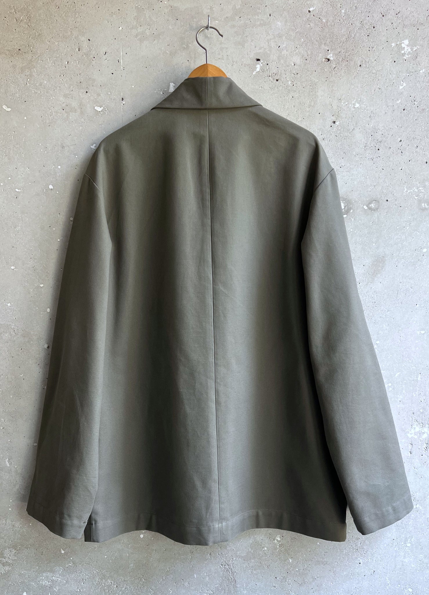 Soft Suit jacket olive grey canvas