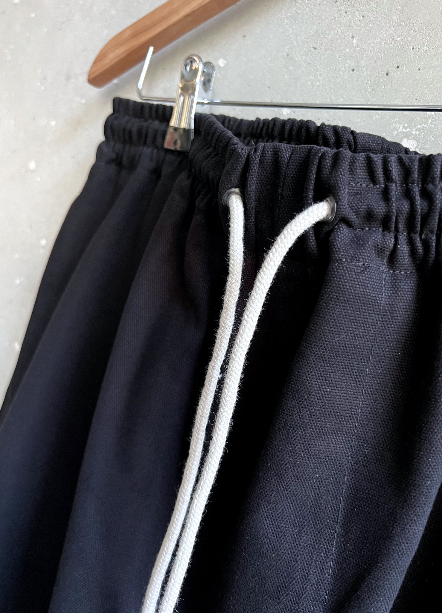 Grand pants black canvas