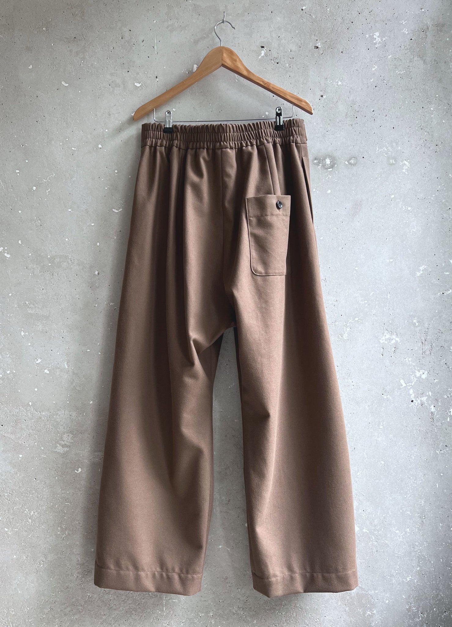 Paris trousers milk chocolate moleskin