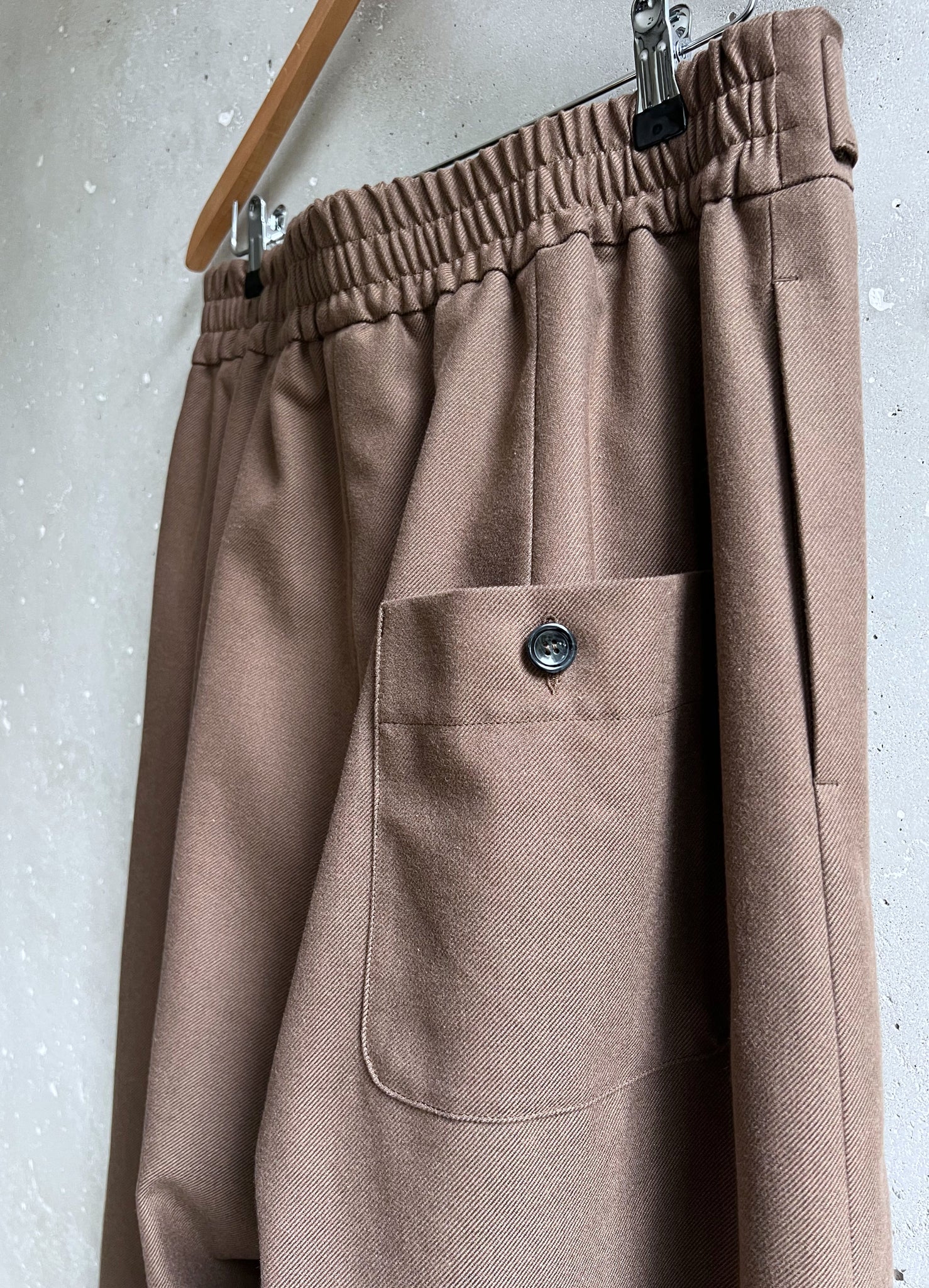 Paris trousers milk chocolate moleskin