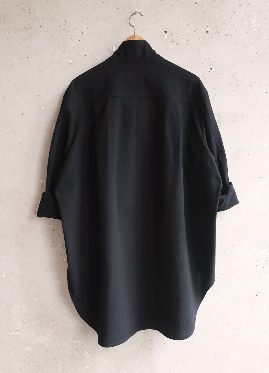 Atelier smock black cotton