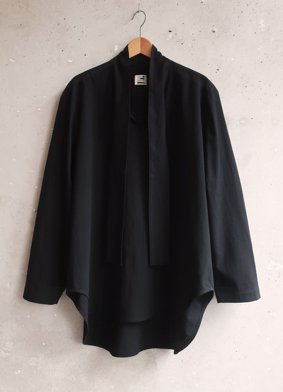 Atelier smock black cotton