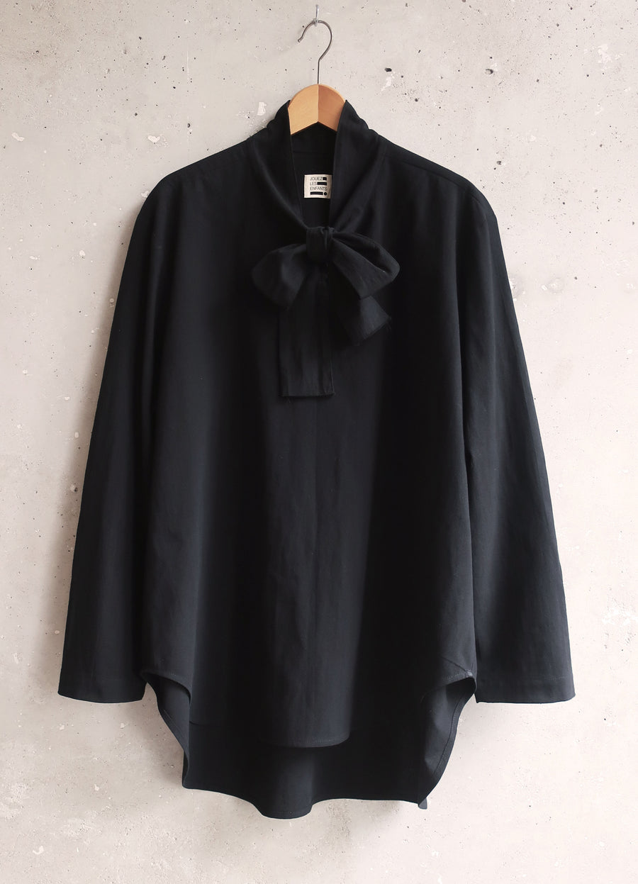 Atelier smock black cotton