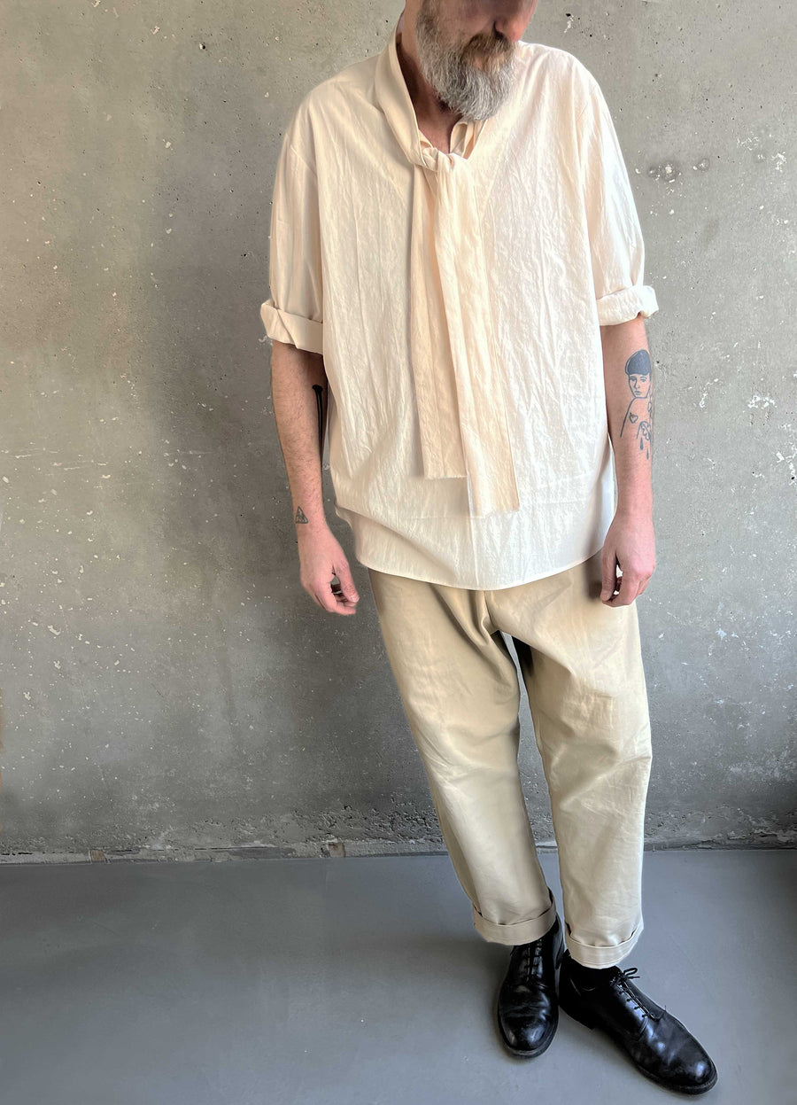 Atelier smock ecru cotton