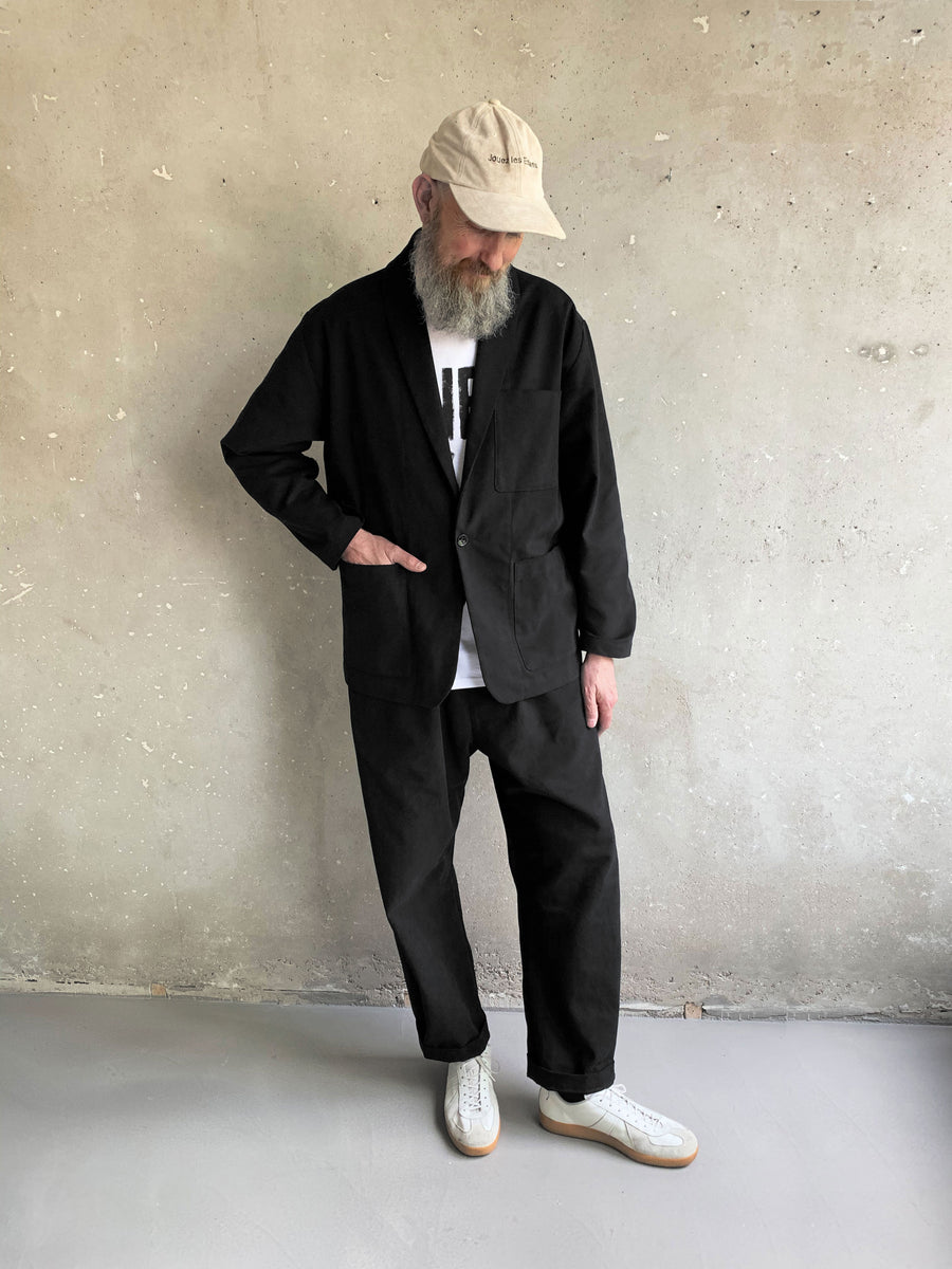 Soft Suit pants black canvas