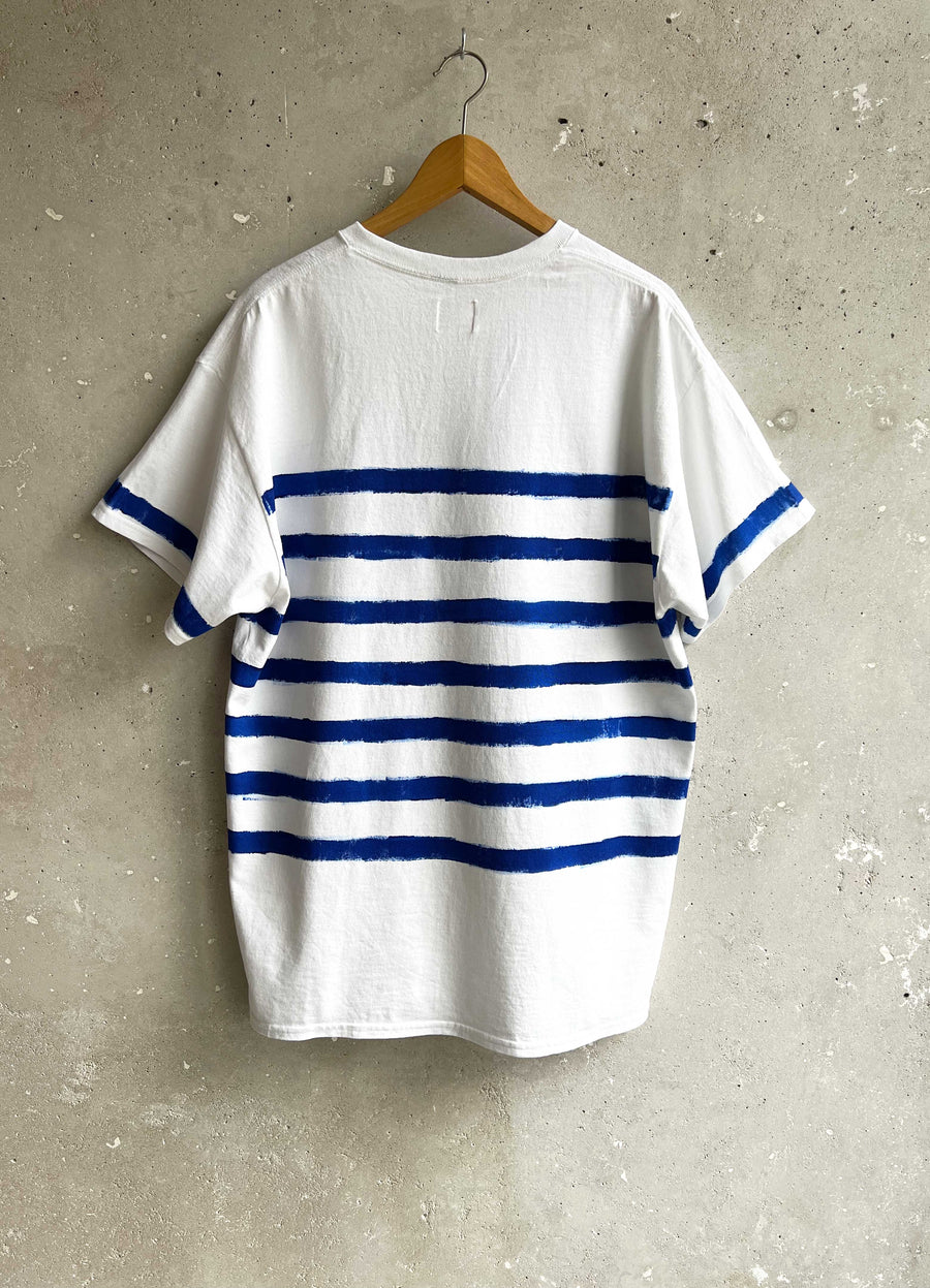 Breton striped Tee hand painted