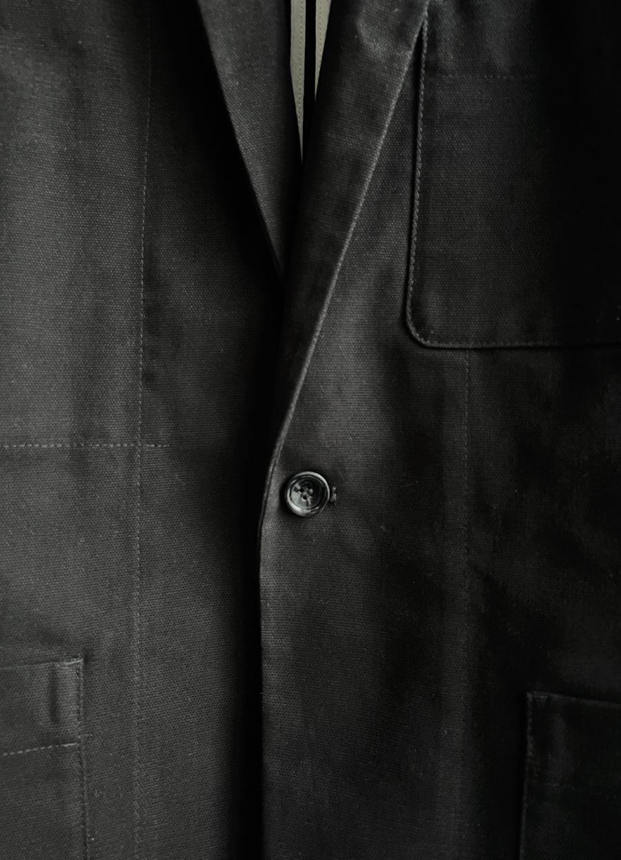 Soft Suit jacket black canvas