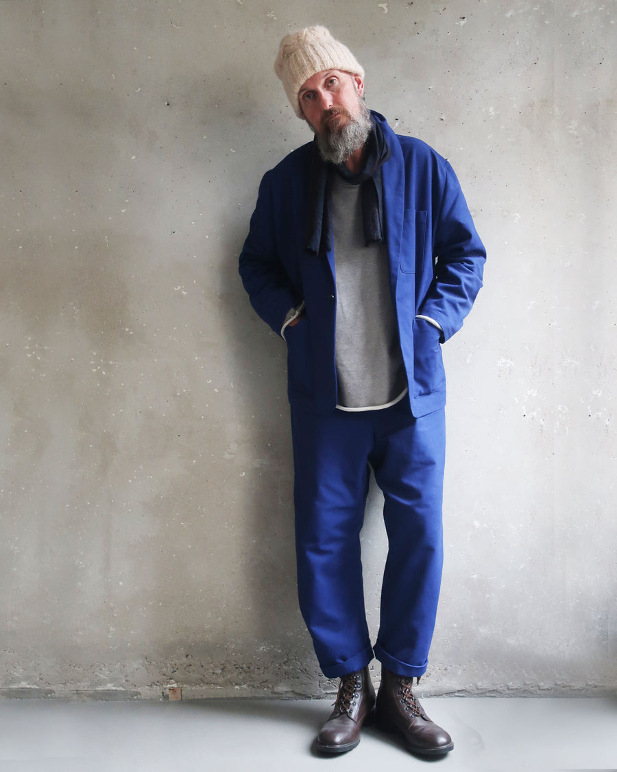 Soft Suit pants ultra blue canvas