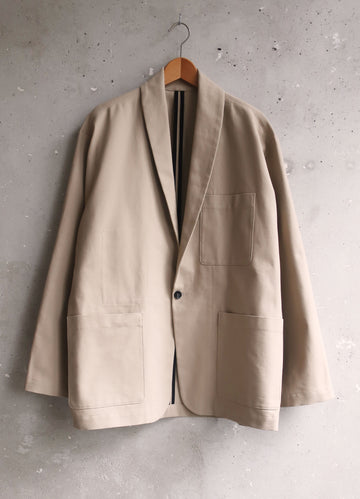 Soft Suit jacket khaki canvas