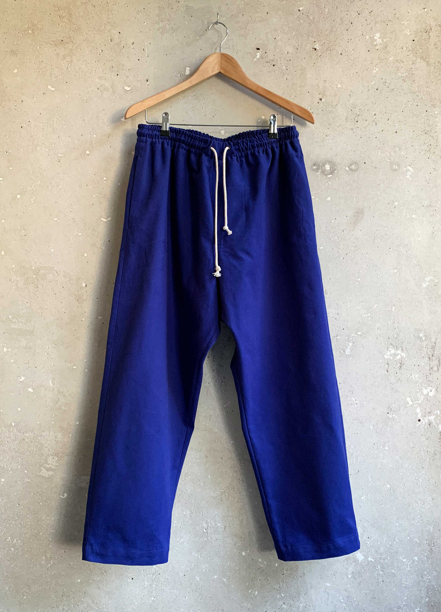 Soft Suit pants ultra blue canvas