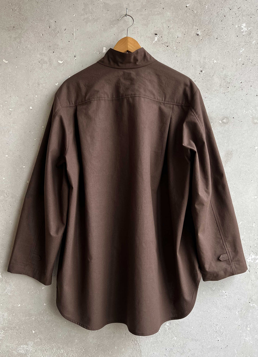 Smock shirt courier brown