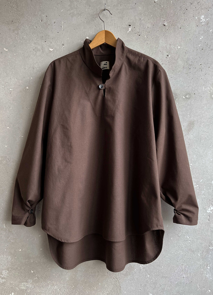 Smock shirt courier brown